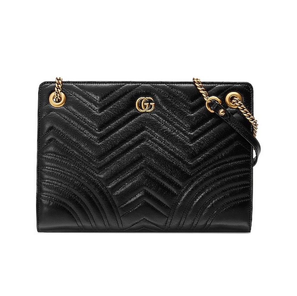 Gucci Marmont Matelasse Leather Shoulder Bag